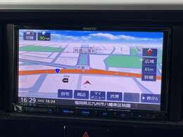 【社外ナビ】専用設計で車内の雰囲気にマッチ！ナビ利用時のマップ表示は見やすく、いつものドライブがグッと楽しくなります！