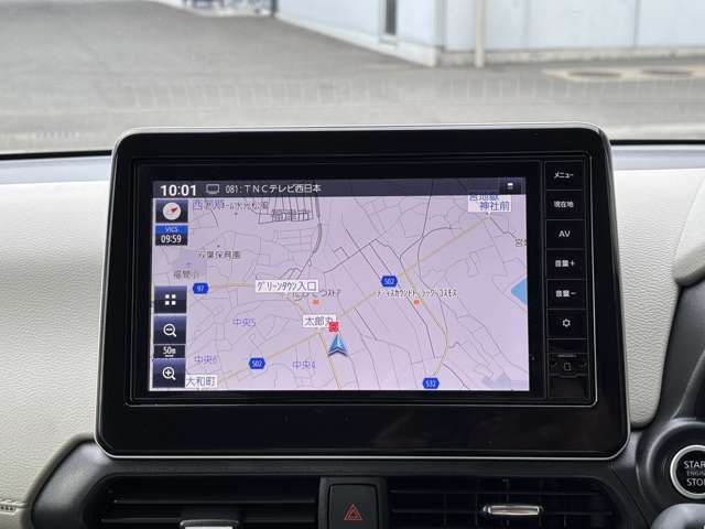 純正メモリーナビです。中古車ワイド保証により、ナビの「故障」や「不具合」など保証対象期間まで無償で保証修理させていただきます。詳細は当店スタッフまでお気軽にお問い合わせください！