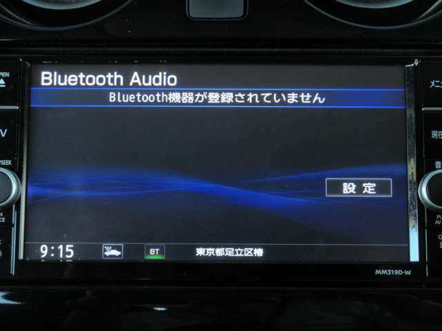 ナビはBluetoothAudio対応です。