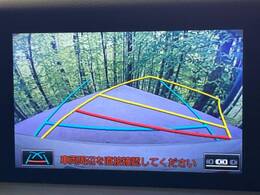 【バックカメラ】駐車時に後方が映像で確認できます。大型商業施設や立体駐車場での駐車時や、夜間のバック時に大活躍！運転スキルに関わらず、今や必須となった装備のひとつです！