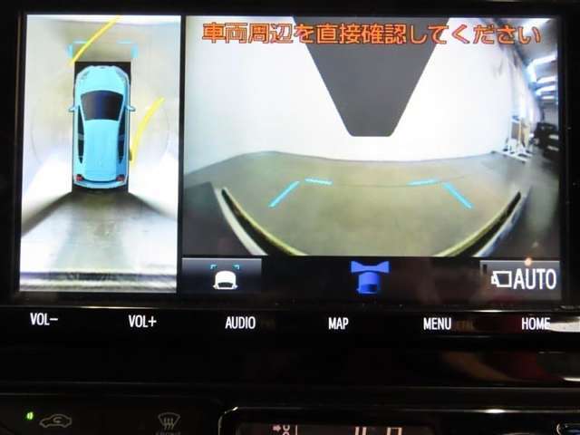パノラミックビューモニター付きです。