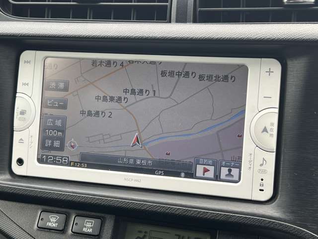 ナビがあれば知らない土地でも運転ノンストレスですね♪