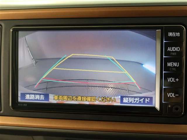 バックカメラが付いているので後方確認しながら安心して駐車することができます。