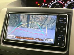 【バックカメラ】駐車時に後方がリアルタイム映像で確認できます。大型商業施設や立体駐車場での駐車時や、夜間のバック時に大活躍！運転スキルに関わらず、今や必須となった装備のひとつです！