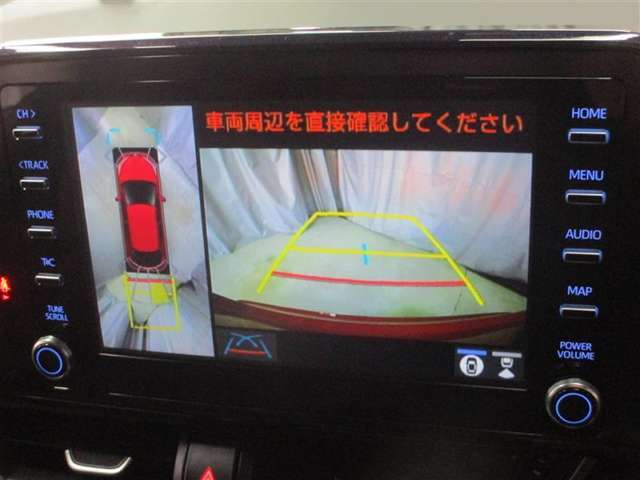 バックガイドモニターで、後方を確認しながら安心して駐車することができます。運転初心者も熟練者も必須の機能ですよ！