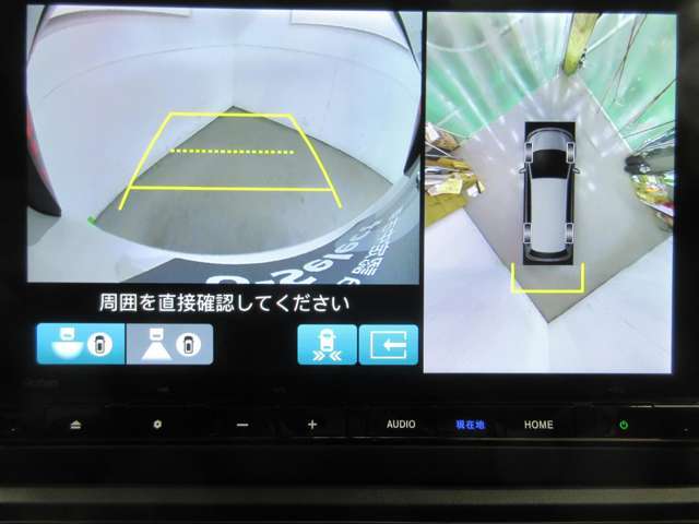 マルチビューカメラ搭載でバックギアに入れるだけで自動でリヤカメラに切り替わります！車庫入れやバックが苦手な方にオススメ！