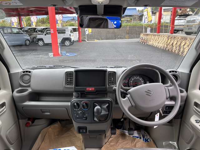 開けた視界で安心して運転できます！