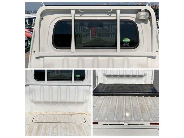 荷台マットが敷かれていたので汚れはありますがキズはほとんどありません。