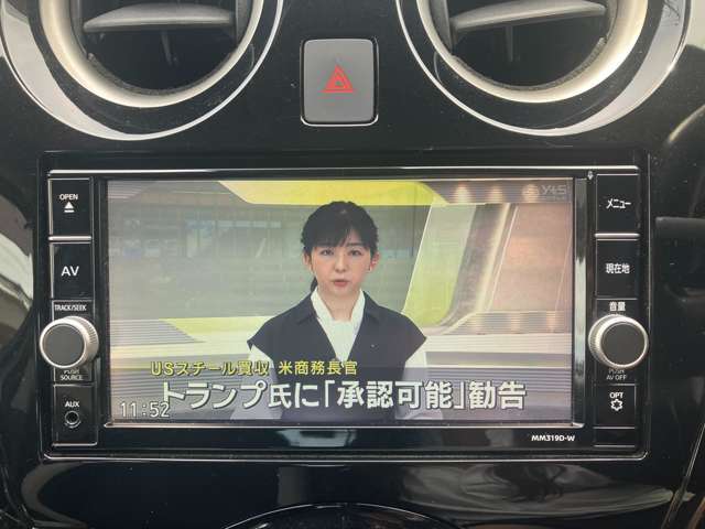 走行中のTV視聴も可能です(^^♪ 運転者の方は注視しての運転はお控えください_(._.)_