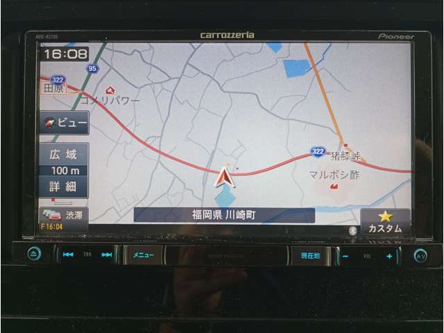 【ナビ】ナビが付いているので、知らない道でも安心して運転できますね！