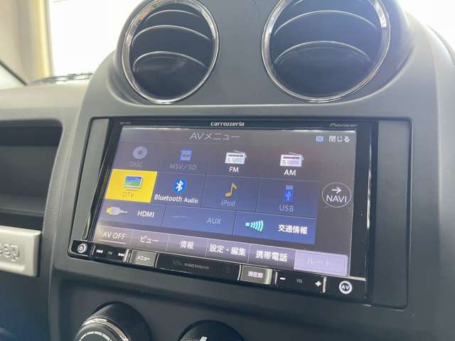 社外メモリーナビ装着しております。フルセグTV・Bluetooth対応しております。