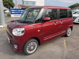 ダイハツ人気の軽自動車！ムーブキャンバス！大人の軽自動車セオリー！Gターボグレード！装備充実のキャンバス！ボディカラーは鮮やかなレッドカラー！多彩な装備が満載の1台です！