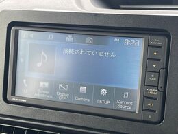 【ディスプレイオーディオ】視認性が高いディスプレイオーディオを装備♪操作性も良好で直感的なソース選択が可能です。