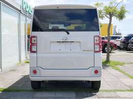 真後ろから見た状態です。