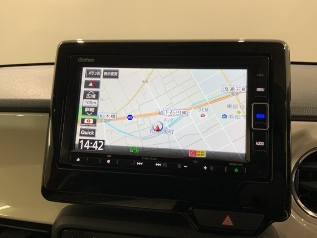 ギャザズナビ搭載です。知らない道も安心ですね！