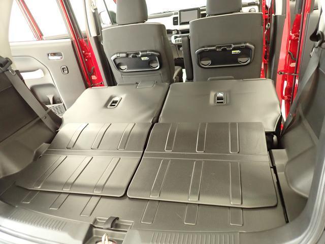 両方倒して、荷物をたくさん積むことも可能です！