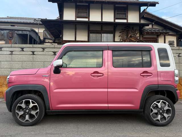 左側面後側の状態です。ご覧の通り、とてもきれいな状態で、修復歴は一切ありません。目立つ傷や凹みもなく、塗装も色褪せや不具合がなく良好です。