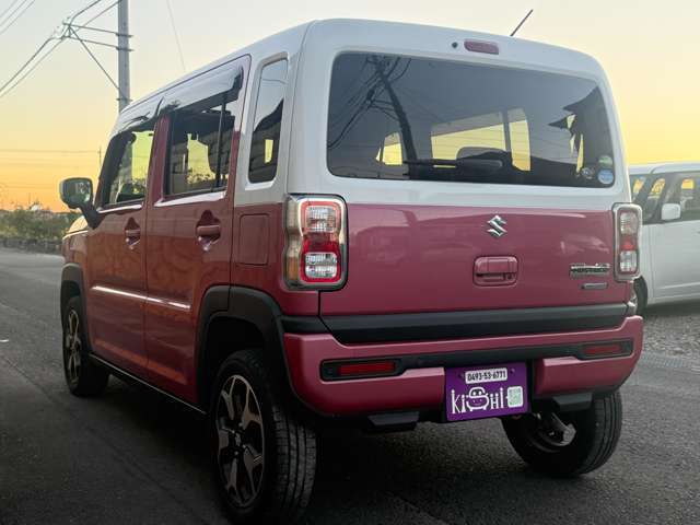 左後側の状態です。ご覧の通り、とてもきれいな状態で、修復歴は一切ありません。目立つ傷や凹みもなく、塗装も色褪せや不具合がなく良好です。