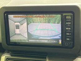 【パノラマモニター】専用のカメラにより、上から見下ろしたような視点で360度クルマの周囲を確認することができます☆死角部分も確認しやすく、狭い場所での切り返しや駐車もスムーズに行えます。