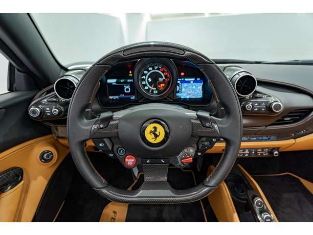 フェラーリ ステアリング フェラーリ 488GTB F142B ステンレス ステアリング スイッチ