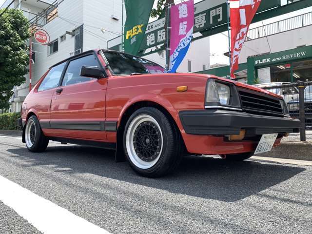14インチメッシュ、新品タイヤ、Dampersが付いているのもある意味お得ですけどね。せっかくだからマフラーはワンオフで作りましょう。お気軽にご相談ください。