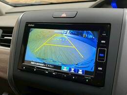 【バックモニター】装備で駐車が苦手な方も安心です！