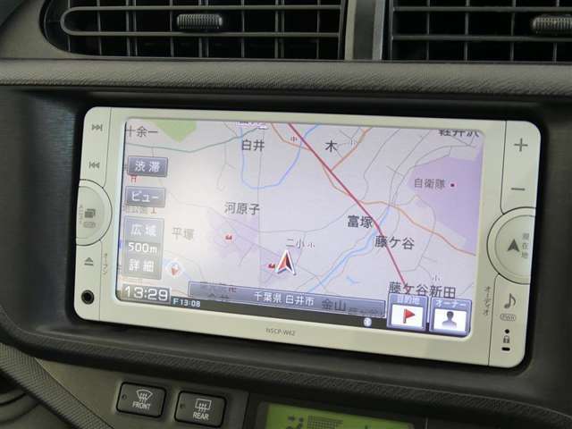 目的地をセットして迷わず目的地にGO！※地図更新（有料）をすることにより新しい道を案内する事が出来ます。【製造年式により、地図の更新（有料）が出来ない物もあります。】