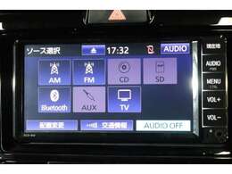 CD・SDオーディオ・Bluetoothオーディオ再生可能♪ワンセグTV視聴可能