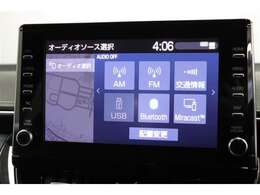Bluetoothオーディオ対応しています。スマートフォンなどをカーオーディオへ無線で接続し、お気に入りの音楽を再生可能。