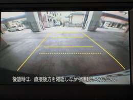 死角部には、後方の確認に便利なバックモニター付で安心です♪