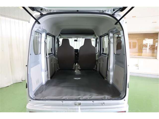 シートをたためば、さらにたくさんの荷物も安心です！