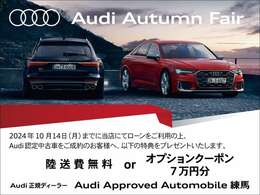 EVモデル限定！Audiファイナンスをご利用いただいたお客様にサポート！この機会を是非ご活用ください！