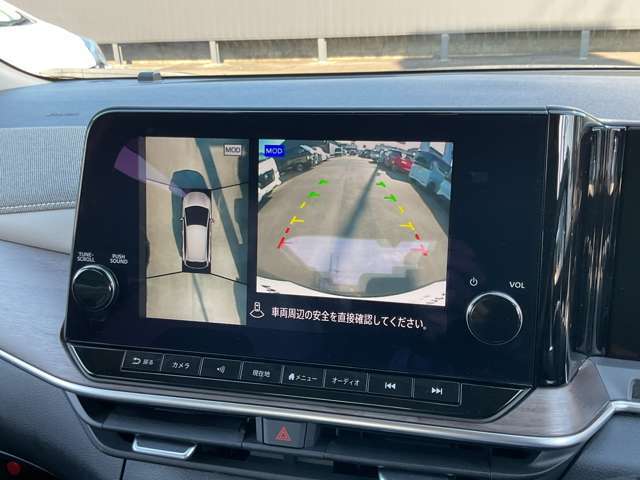 インテリジェントアラウンドビューモニターが付いてます。