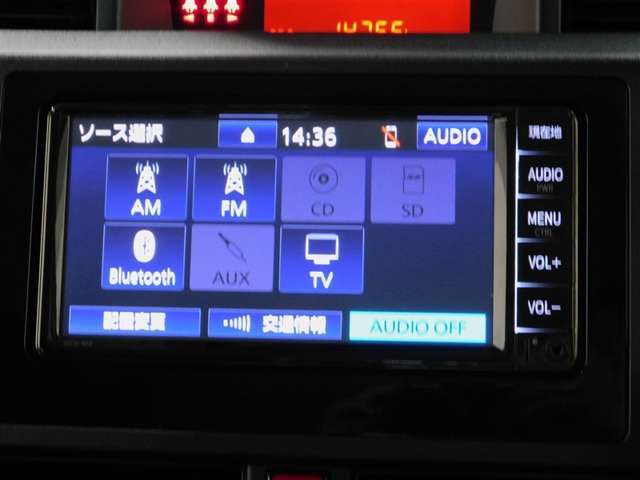 ワンセグやBluetoothオーディオ再生機能付き