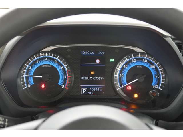 見やすいスピードメーター