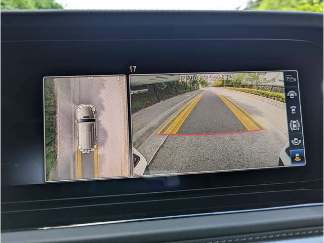 クリアランスソナー・360°カメラが装備されているので駐車の際も安心して取り回しが出来ます。