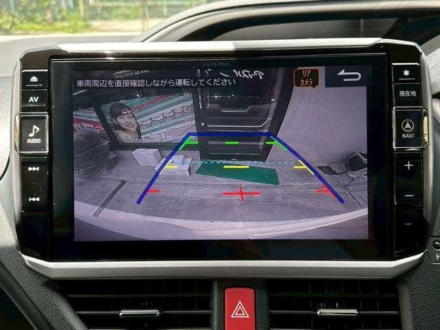 バックカメラ　駐車時に便利な機能です。バックソナーも装着されておりますのでご安心頂けます。