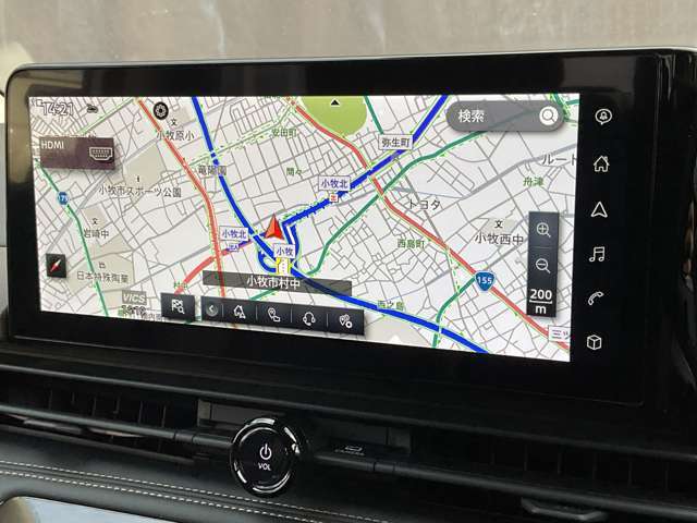 メーカー純正の大画面ナビゲーション搭載。操作性に優れ直感・感覚的に使用していただけます。説明書も揃っておりますので、ご安心ください。