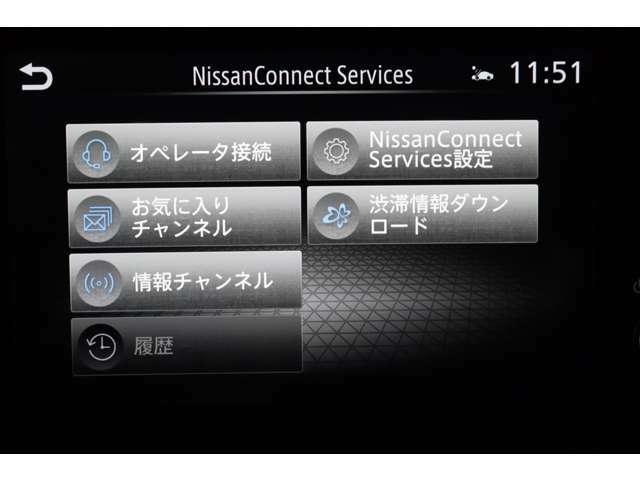 【Nissan　Connect】通信機能を使い、常に最新の交通情報を基にした最速ルートなど、多彩なサービスがドライブシーンの幅を広げます。