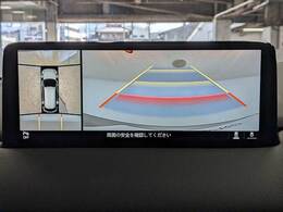 【全方位モニター】 クルマを上空から見下ろしているかのように、直感的に周囲の状況を把握できます。