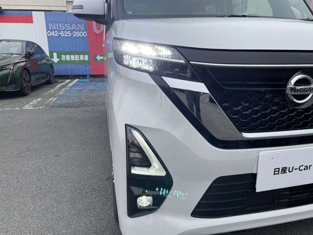 LEDヘッドライト装備です！夜間の視認性もばっちりですね！
