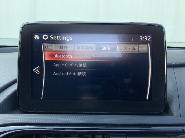 Apple Carplay・Android Auto対応！マツダ コネクト（コマンダーコントロール）でスマートフォンを操作して、通話、音楽を聴いたり、マップで目的地を調べることができます。