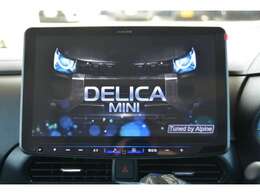 デリカミニ車種専用オープニング画面！Amazon　Alexa搭載！Apple　CarPlay/Android　Auto対応♪よく使う機能を声で簡単操作できるボイスタッチもついています＾＾