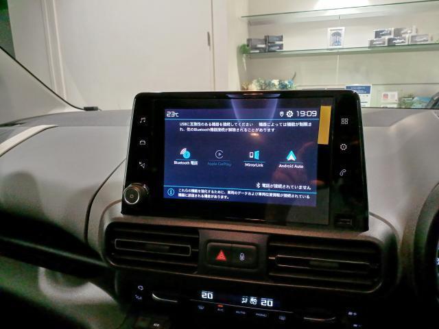 AppleCarPlay　AndroidAutoご利用いただけます。