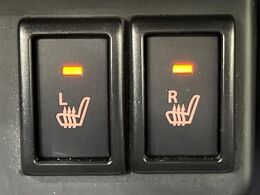 【シートヒーター】寒い日に重宝するシートヒーター！エアコンより早く温まってくれるので寒がりの人も安心ですね♪エアコンの温風は乾燥するから苦手、という方にもをおすすめです。