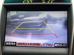 【バックカメラ】駐車時に後方がリアルタイム映像で確認できます。大型商業施設や立体駐車場での駐車時や、夜間のバック時に大活躍！運転スキルに関わらず、今や必須となった装備のひとつです！