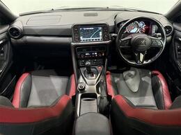 ブラック×レッドコンビレザー