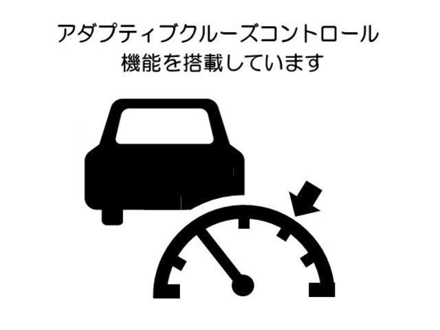 車間距離を制御し渋滞を快適にする「全車速追従機能式クルーズコントロール」を装備！アクセルやブレーキ操作のわずらわしさを軽減し、快適で安全なドライブをサポートします♪