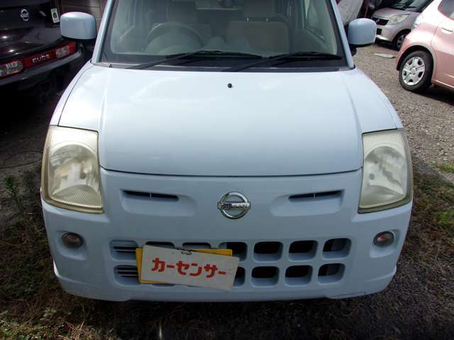 フロントも　なかなか綺麗な状態です。ヘッドライトレベライザーついてます。