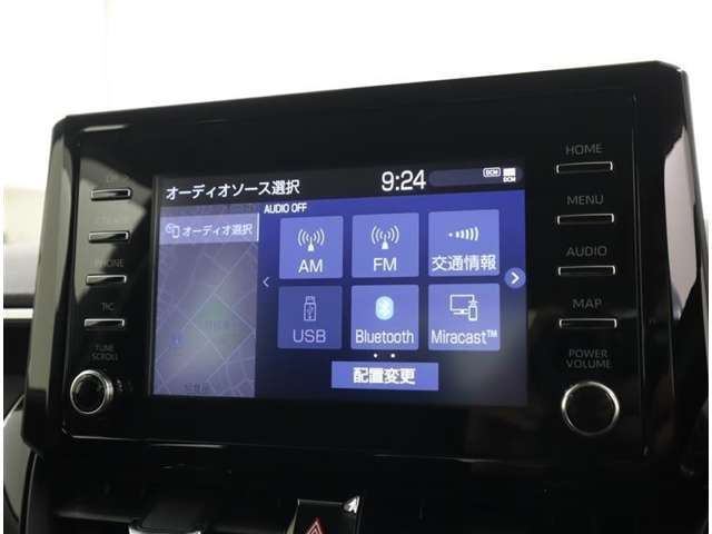 AM・FMラジオ、フルセグTV、Bluetooth対応しております！